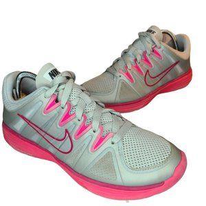 Nike Lunar Allways TR Metallic & Pink Training Shoe Women's 7.0
